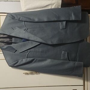 4 piece blue suit